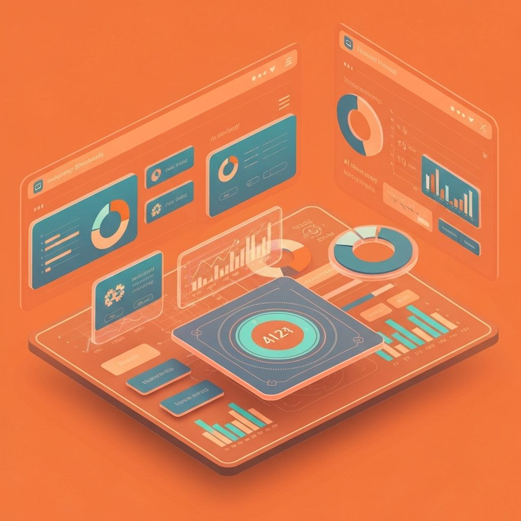 Dashboards com IA interface